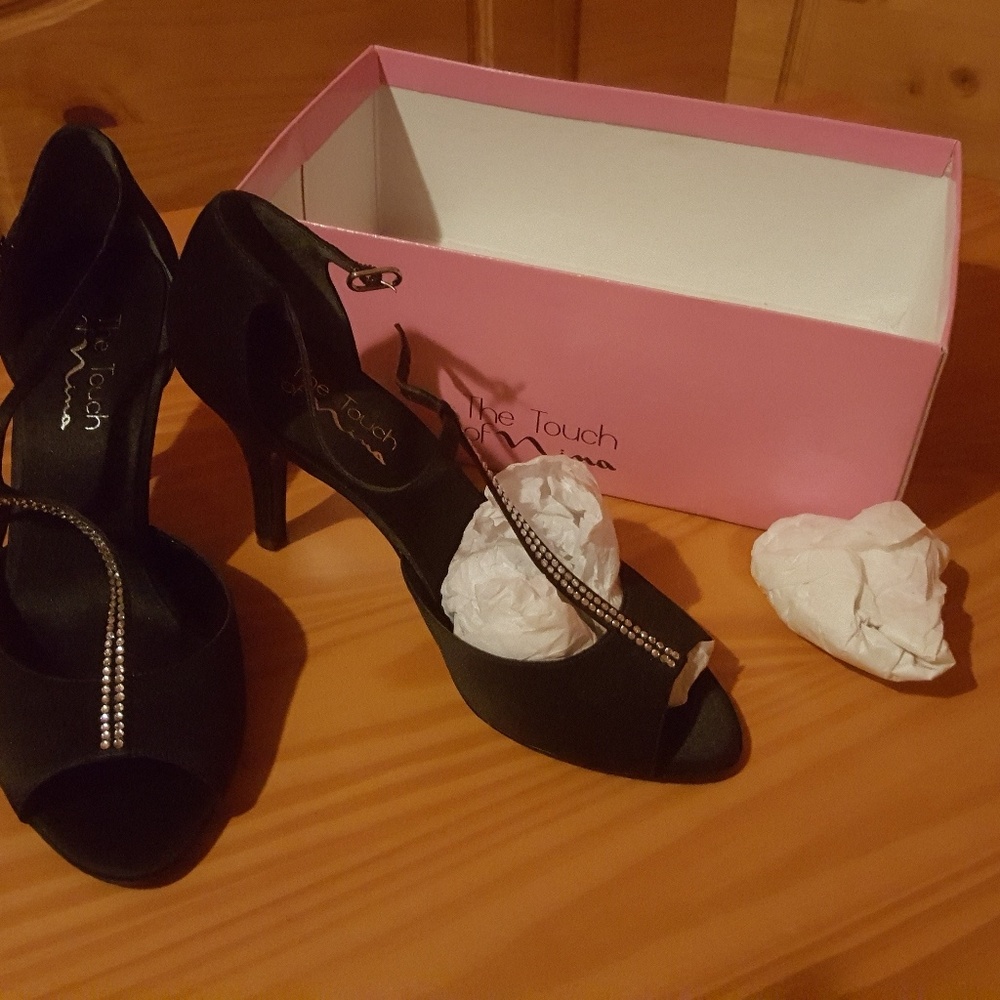Black high heels